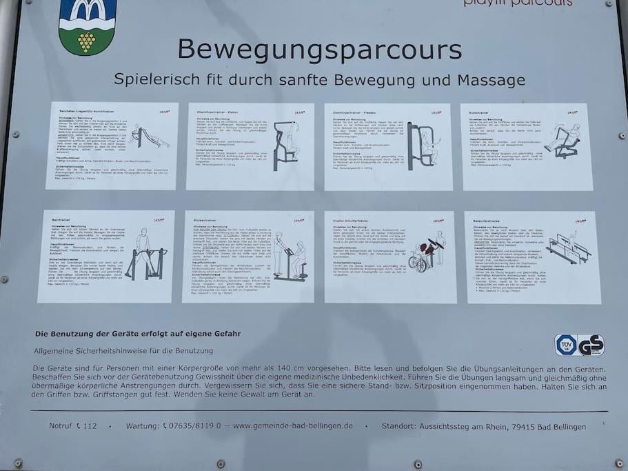 Ferienwohnung Vogesenblick Bad Bellingen Exterior foto